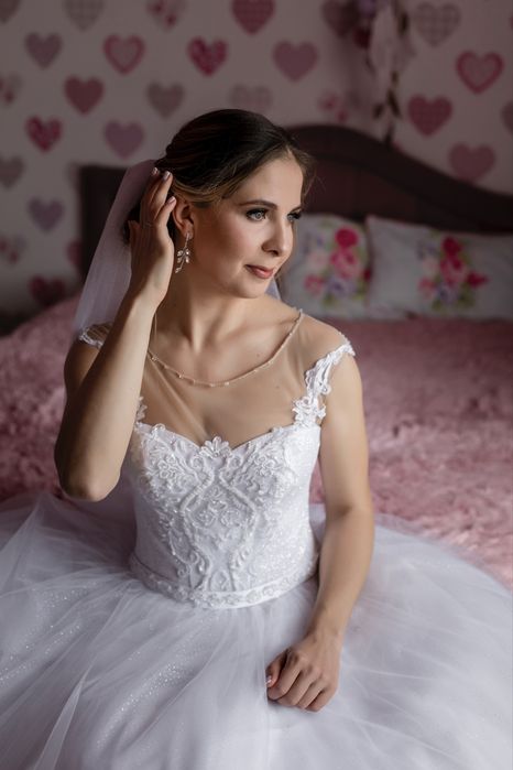 Шикраное свадебное платье весільна сукня Шита під замовлення