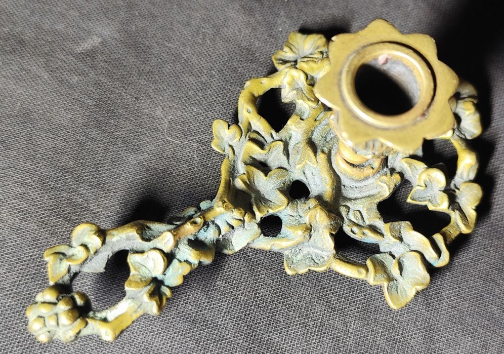 Candelabro em latão vintage