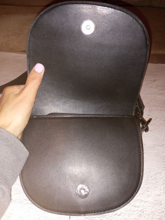 Сумочка чорна бренду Romashka, нова, штучна шкіра, 700 грн