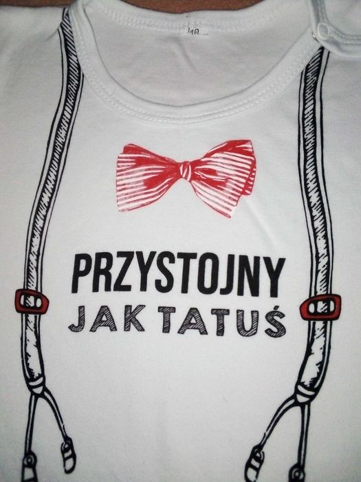 Body chłopięce krótki rękaw 104