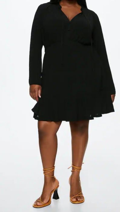 Vestido preto Mango XXL