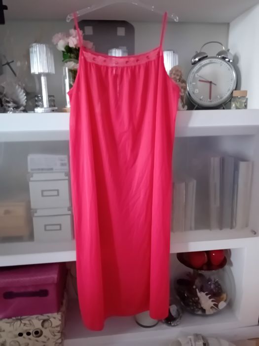 Piękna luksusowa halka koszula nocna damska 46/48