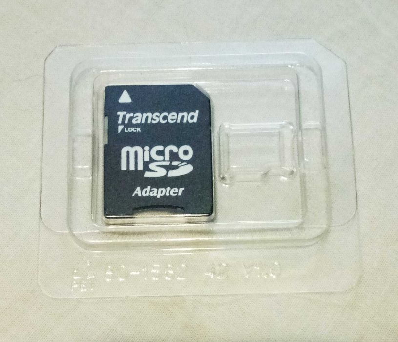 Адаптери мікро СД нові Toshiba 1 шт, Transcend 1 шт