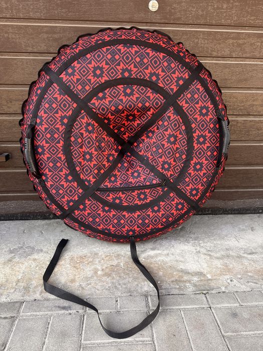 Зимовий тюбінг 100; 120см • Щільна тканина • Камера в комплекті / без