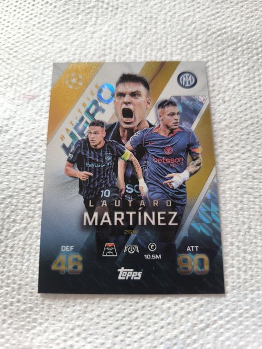 Match attax Lautaro Martinez