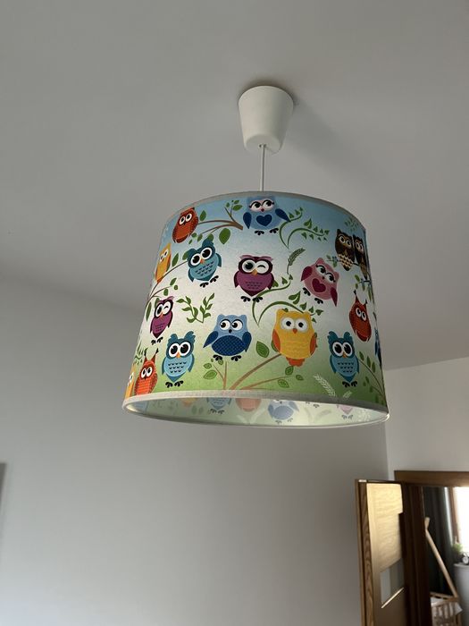 Lampa wisząca dziecięca sówki