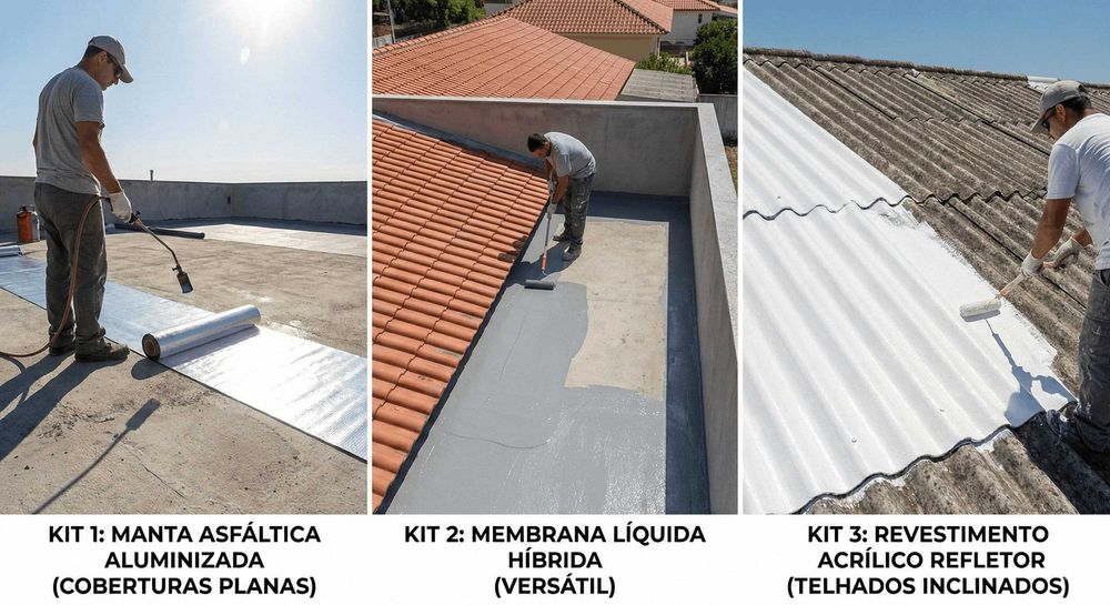 Impermeabilização Profissional -Telhados e Coberturas –  Margem Sul -