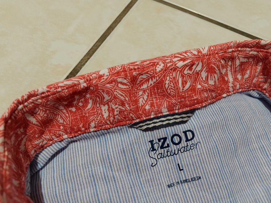 IZOD USA - NOWA! Koszula Męska krótki rękaw rozmiar L