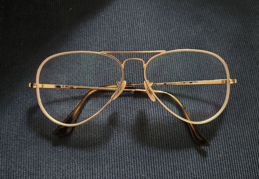 Oprawki Ray-Ban 6489 Aviator złote