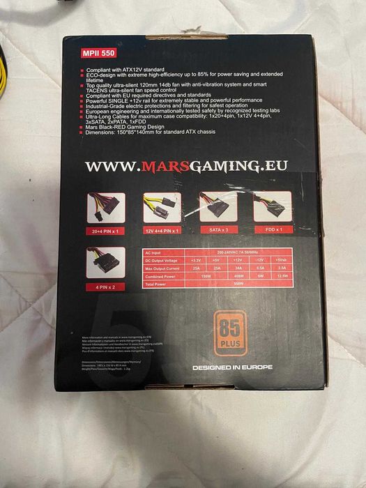 Fonte de alimentaçao Mars gaming