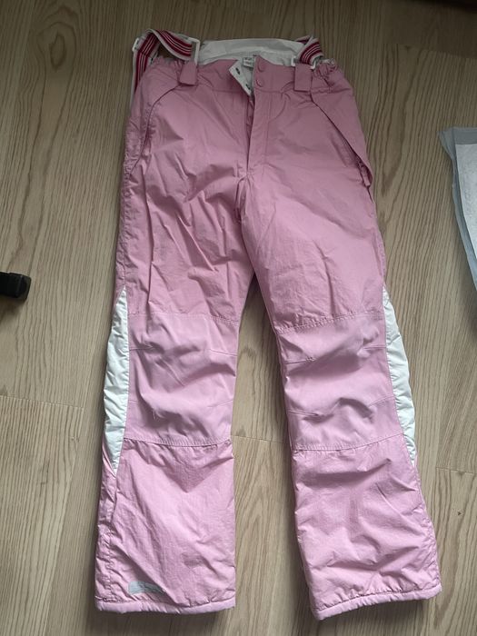 Spodnie narciarskie damskie na 170 cm różowe