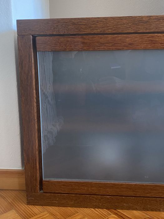 Móvel de TV em sucupira maciça – feito por medida – 215 cm
