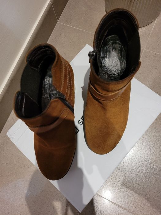 Botas senhora castanhas seaside