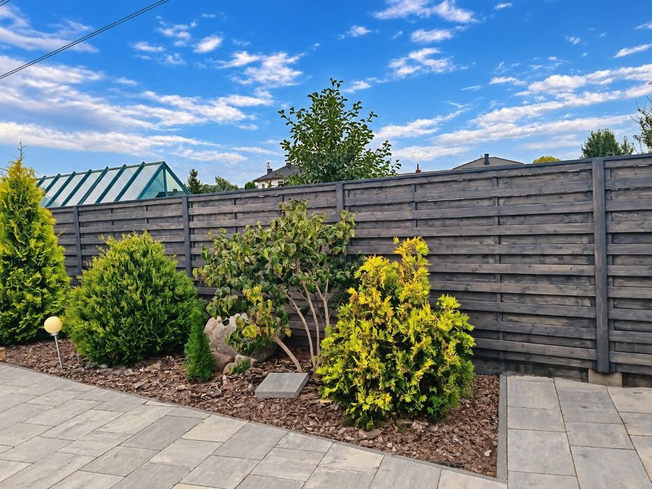 Płot lamelowy Dowolny Wymiar!!, Panel lamelowy, Pergola,  6cm grubości