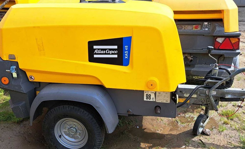 Kompresor sprężarka ATLAS COPCO XAS 48 2022r. zarejestrowany OC