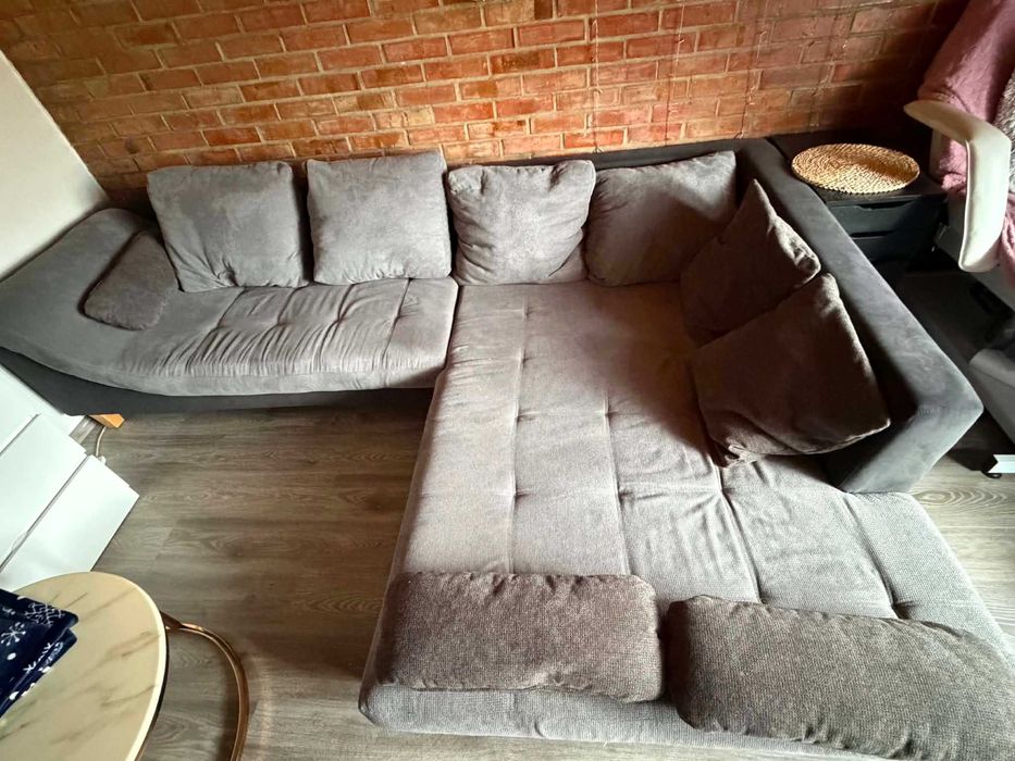 Duża sofa. Kształt litery L