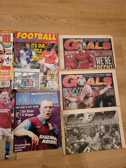 Magazyny UK Manchester United, Liverpool  Football 1996/97