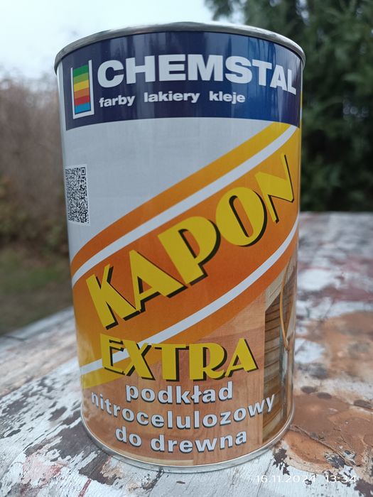 Kapon lakier do drewna i modeli kartonowych dostępne są 3L