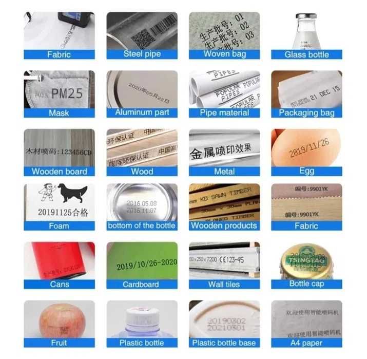 Ручний принтер Датер 2025р модель Маркіратор сольвентний по матеріалах