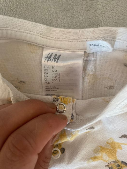 Zestaw rampersów H&M 80