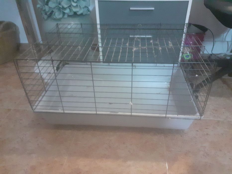 Gaiola grande para coelhos ou roedores