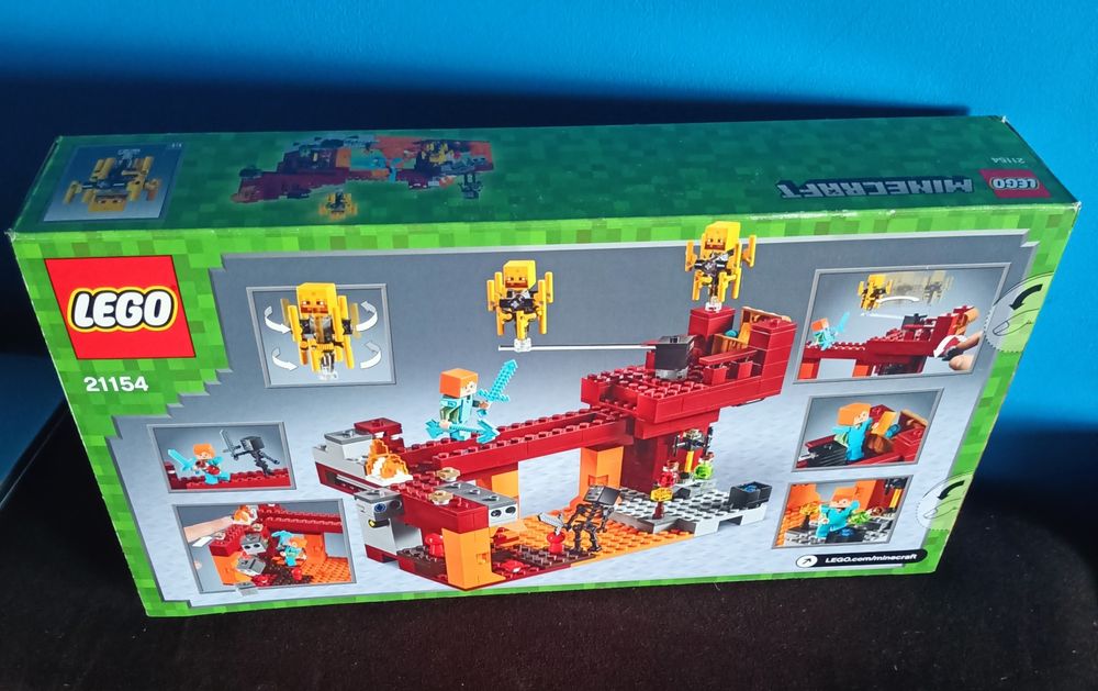 Lego Minecraft 21154 Most płomyków Nowy unikatowy zestaw kolekcjonerski Okazja!