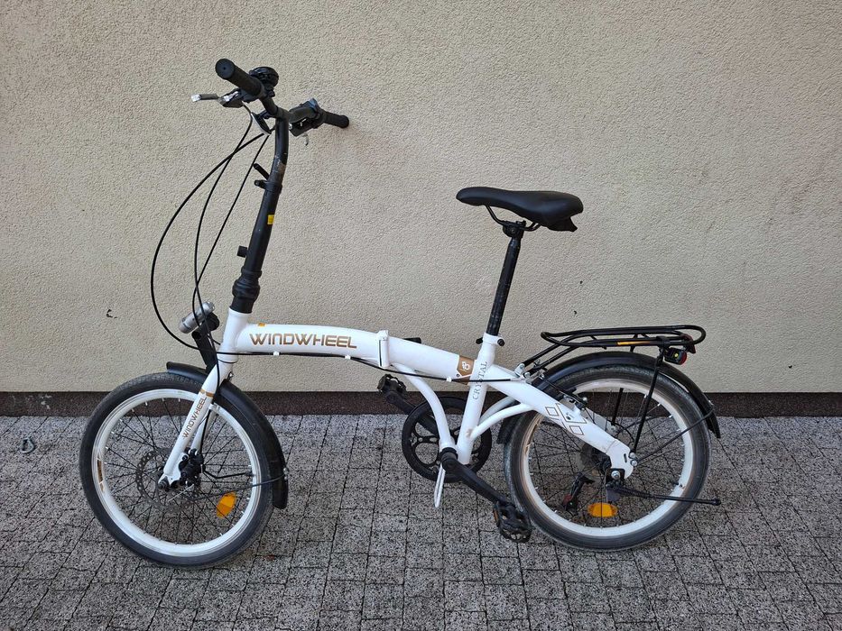 Rower skladany bialy 600zl