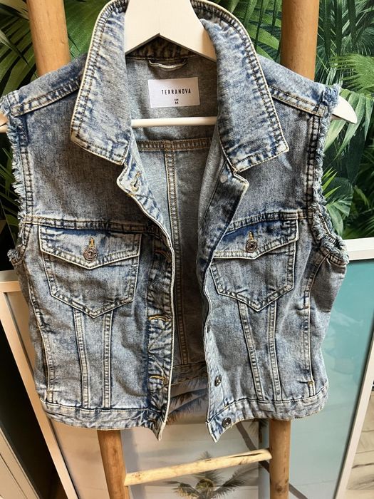 Kamizelka dżinsowa damska