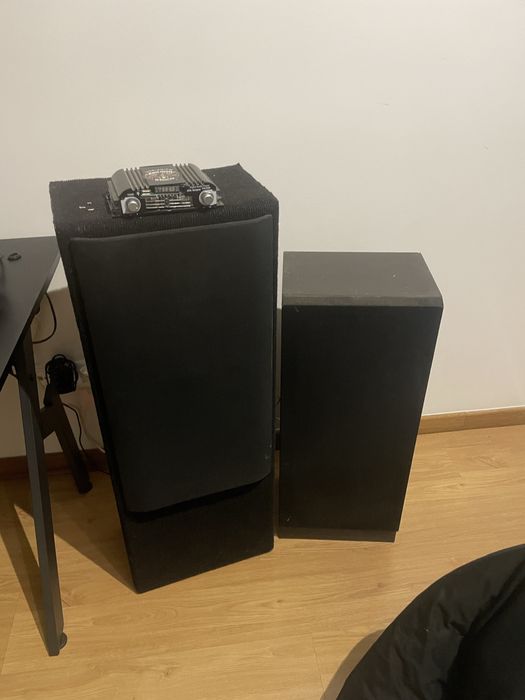 Sistema de som barato