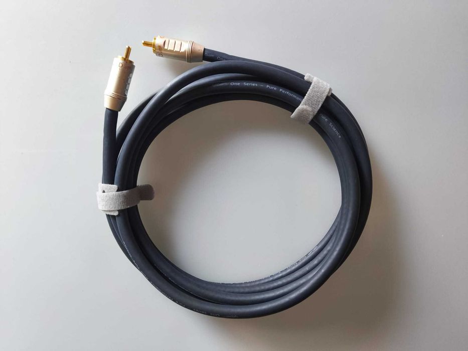 Cabo Digital Coaxial QED One 3m + Cabo Ótico Philips (Oferta)