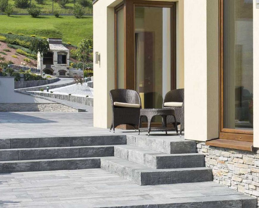 Stopnie blokowe NOVATOR / monobloki tarasowe / stopnie schodowe