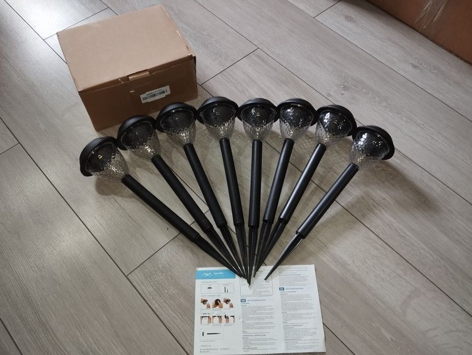 Lampy solarne ogrodowe