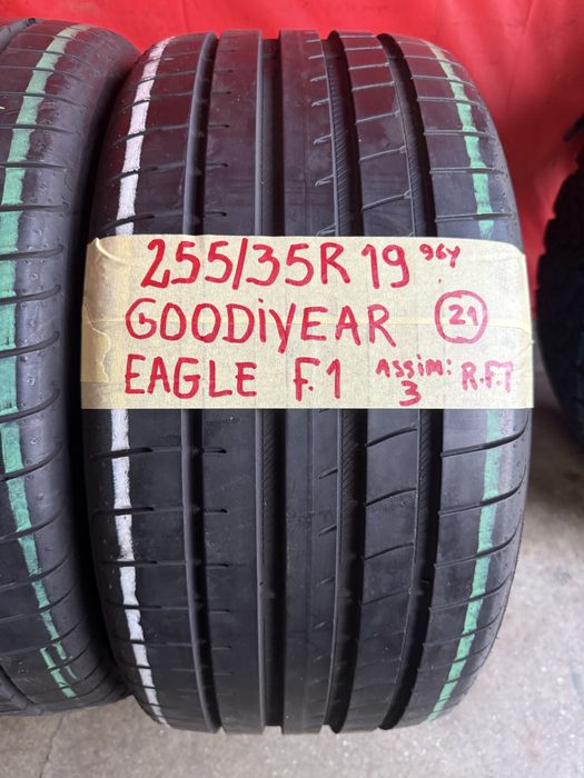 Pneus RFT 225/40/19 + 255/35/19 Goodiyear impecaveis