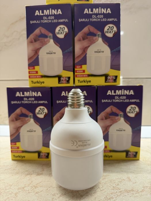 ‼️ Аккумуляторна Лампочка 20W Led лампа аварійна E27 ‼️