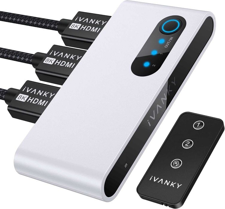 Przełącznik HDMI 2.1 iVANKY 8K 2x1 Pilot 48Gb/s 871