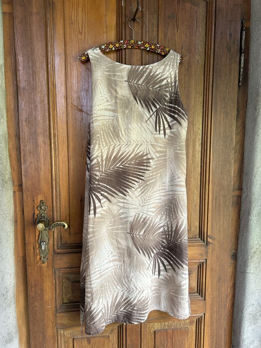 Sukienka z lnu 100% Green Ice M