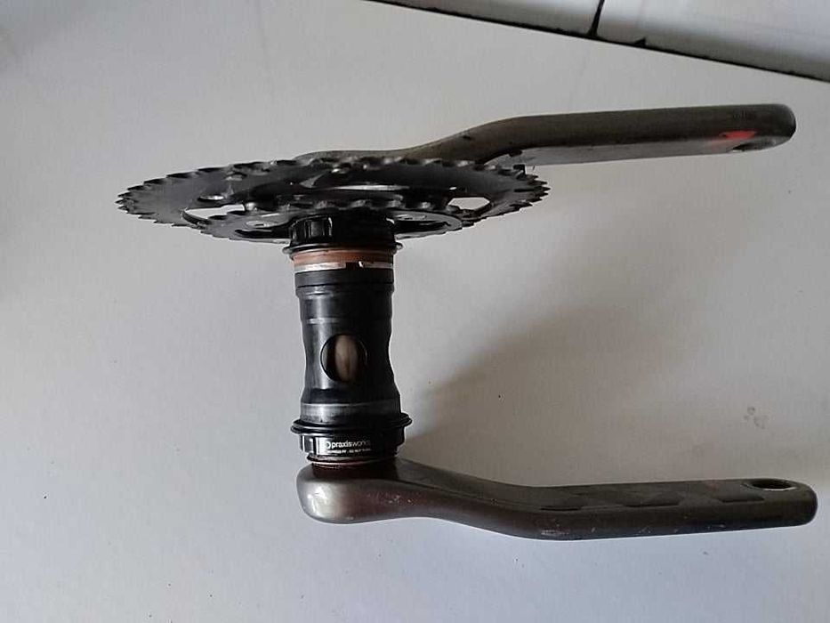 Pedaleiro Sram Truvativ XX Duplo de Carbono 10 Velocidades, 42-28