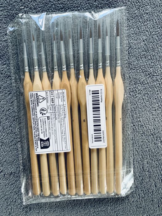 Pędzle pędzelki akcesoria modelarskie