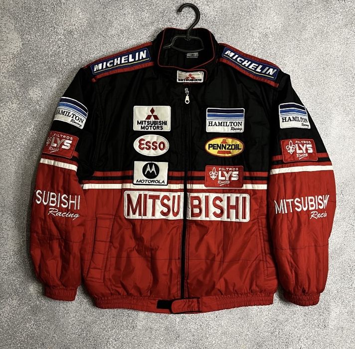 Вінтажна гоночна куртка Mitsubishi Racing, Dollar's