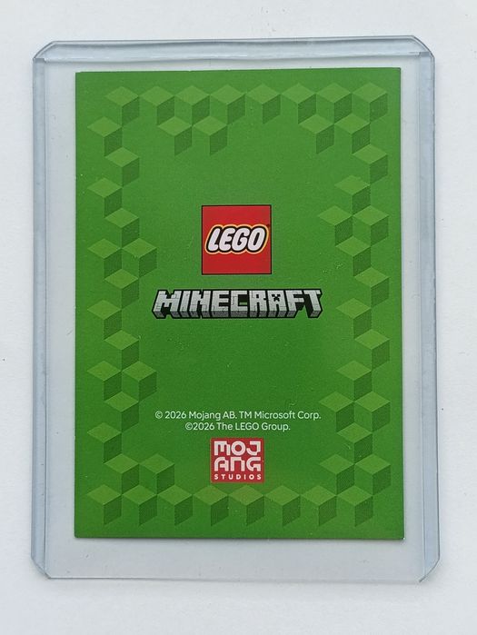 LEGO Minecraft золота картка Steve — оригінал, Limited Edition