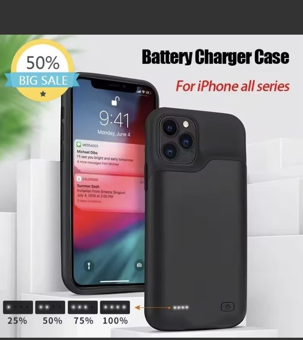 Iphone Se 2020 64gb та чохол повербанк 6000мА