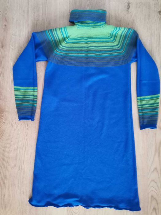 benetton sukienka wełniana granatowa rozmiar s