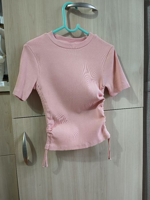 2x bluzka koszulka top t-shirt dziewczęcy 134-140