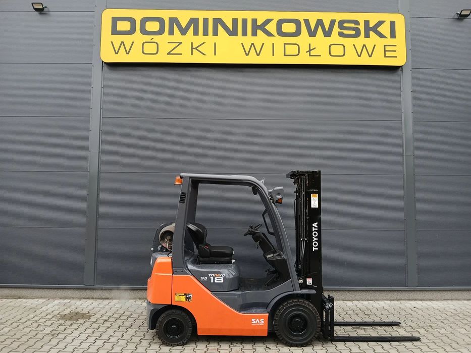 Toyota 02-8FGF18  wózek widłowy 2020R. LPG triplex WYNAJEM SPRZEDAŻ SERWIS