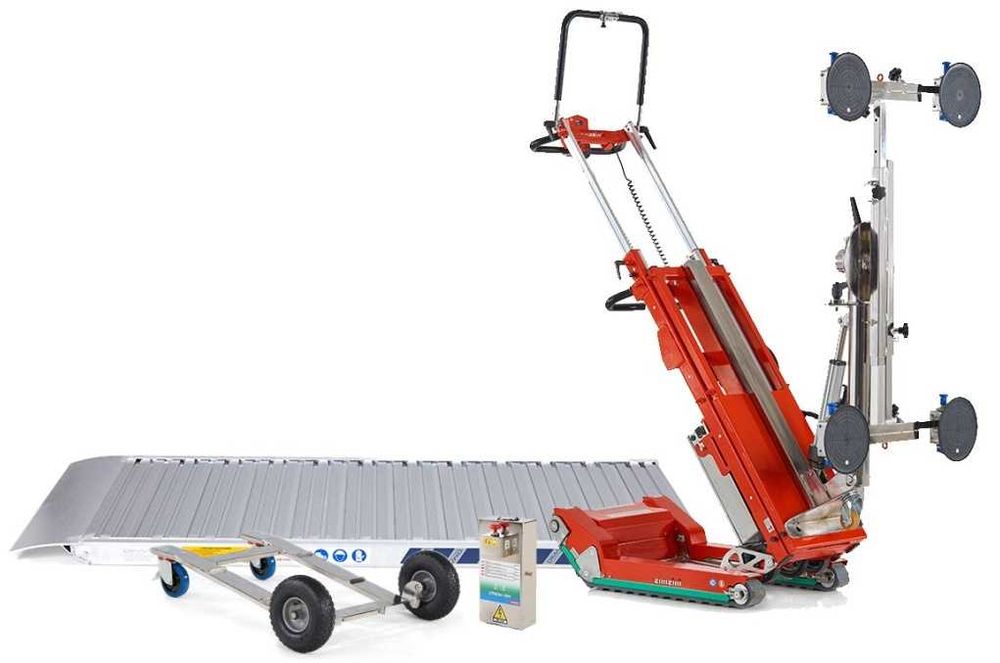 Schodołaz towarowy do szkła manipulator Zonzini Skipper GL 300 do 300kg włoski!