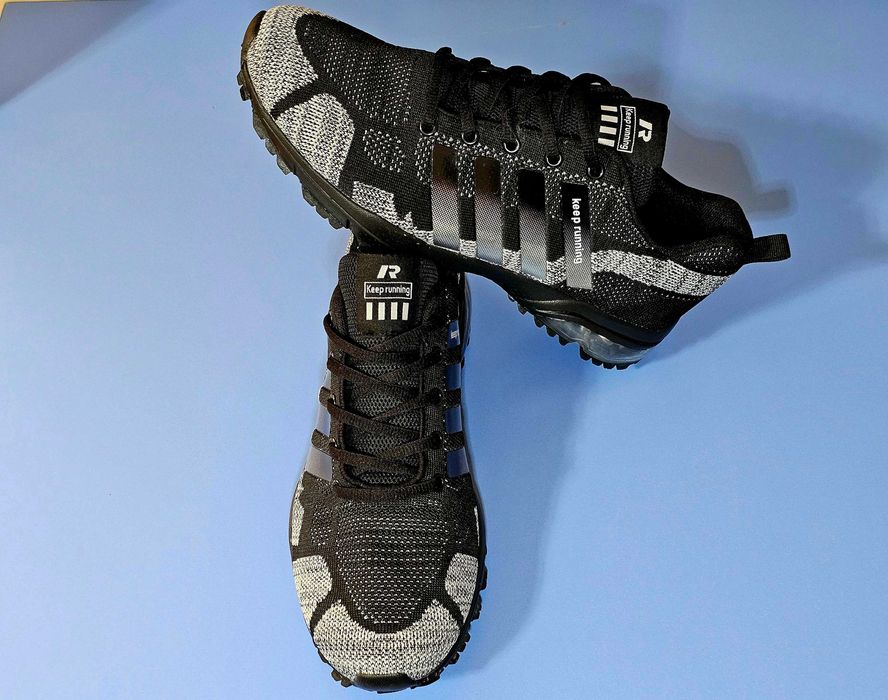 Кросівки р.43 Keep Running Black+Gray Нові