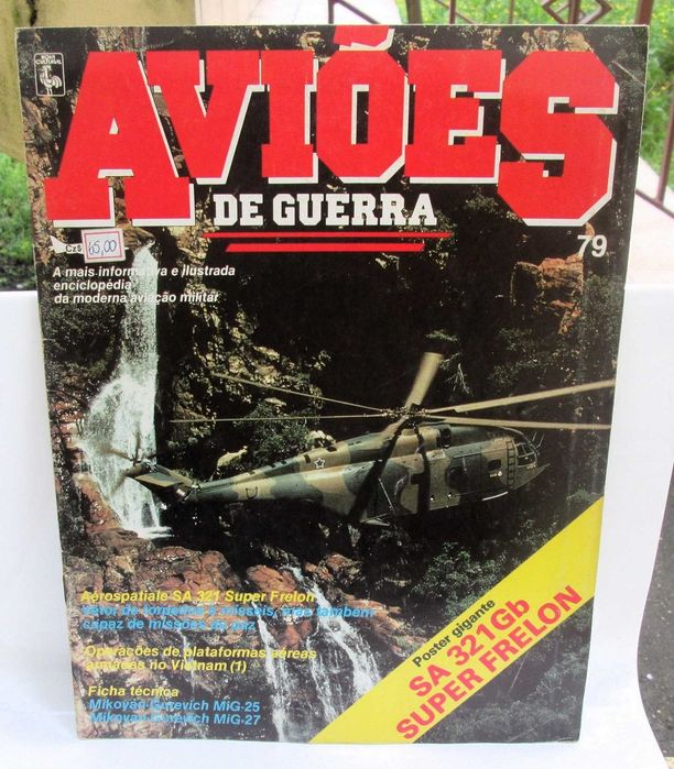 Revista Aviões de Guerra nº 79 de 1985