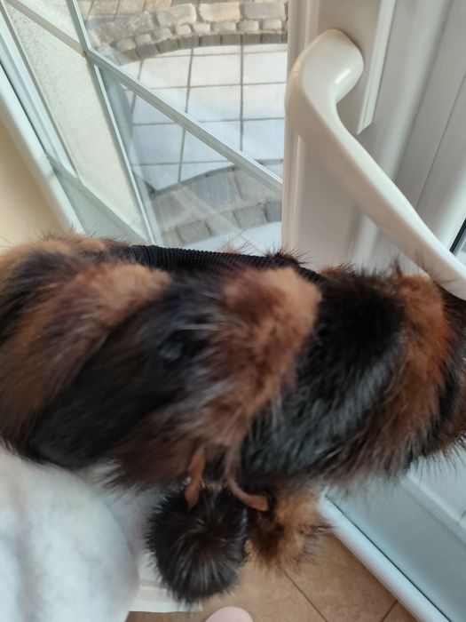 Szal komin opaska 3 w 1 norki naturalne