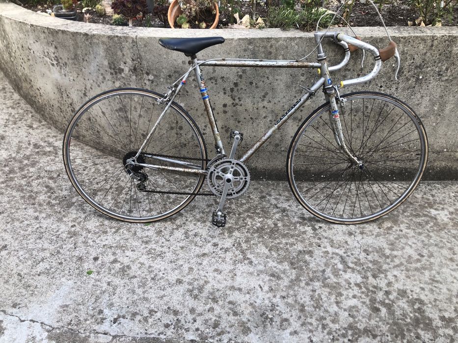 Bicicleta de corrida antiga