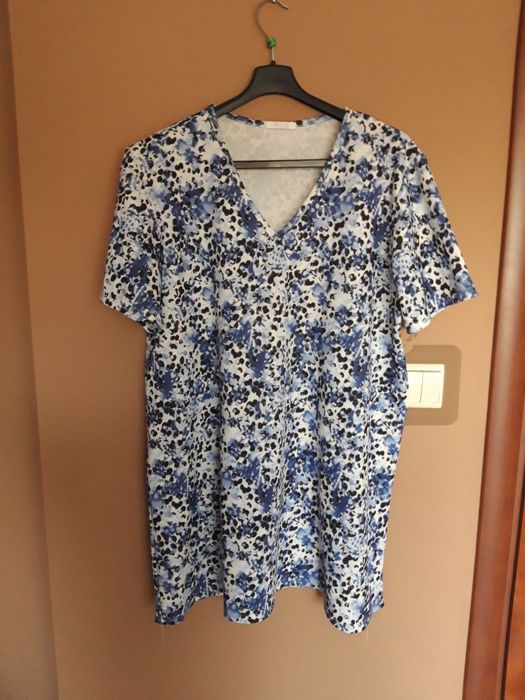 Dłuższa trapezowa bluzka tunika rozmiar 48/50/52 6XL